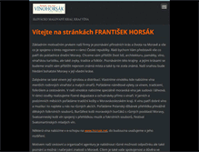 Tablet Screenshot of horsak.eu